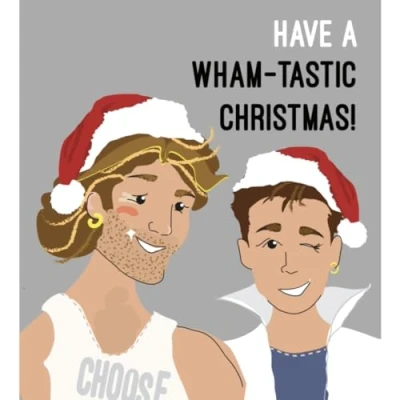 Image of Have a Wham tastic Christmas! Funny Christmas Card, Seasons Greetings, Card For Her, Him,