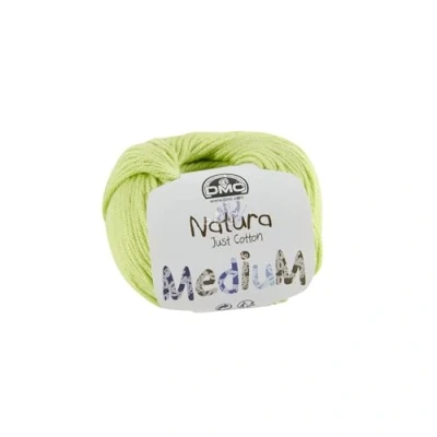 Image of DMC Natura Yarn, 100% Cotton, Colour (198), Green, 50g