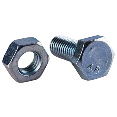 Image of Amtech Z0380 M10 x 25mm Hex Bolt (4pc) with Nut