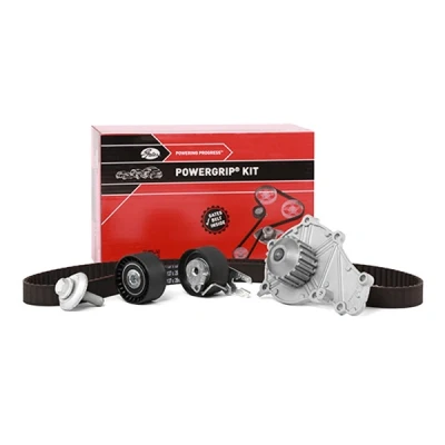 Image of 5598XS, T42162, T43158, WP0055 water pump + Timing Belt Kit GATES KP15598XS with G Force Redline CVT PEUGEOT: 308 I Hatchback