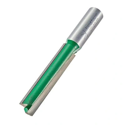 Image of Trend CraftPro Straight Two Flute Router Cutter Bit, 1/2 Inch Shank, 12.7mm Cut Diameter &amp; 68mm Length, Tungsten Carbide Tipped, C164X1/2TC