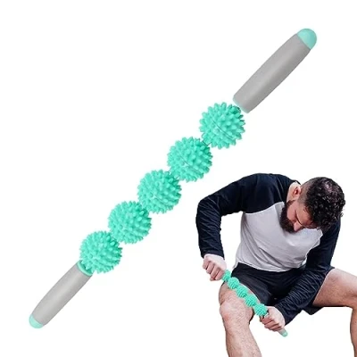 Image of Muscle Roller Massage Stick Yoga Tissue Body for Muscles Legs, Tools