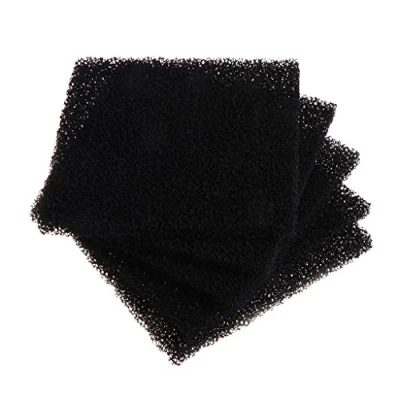 Image of BENGKUI 5Pcs Sponge Air filter,Universal Black Activated Carbon Foam Filter Impregnated Sheet Pad