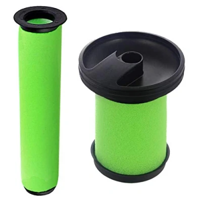 Image of SPARES2GO Green Washable Filters for Gtech System AirRam MK2 K9 + Multi Cordless Vacuum Cleaner