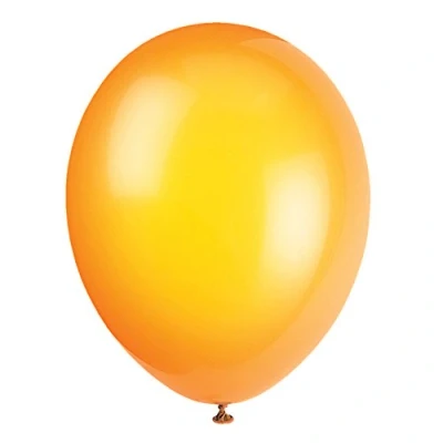 Image of Citrus Orange Premium Latex Balloons (30cm) Pack of 50 Vibrant Party Decorations for Birthdays, Weddings, and Events