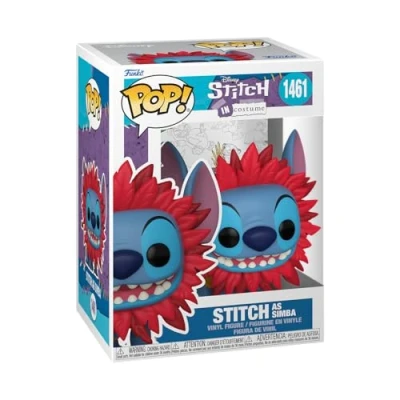 Image of Funko POP! Disney: Stitch Costume Simba Lilo and Collectable Vinyl Figure Gift Idea Official Merchandise Toys for Kids &amp; Adults Movies Fans Model Collectors