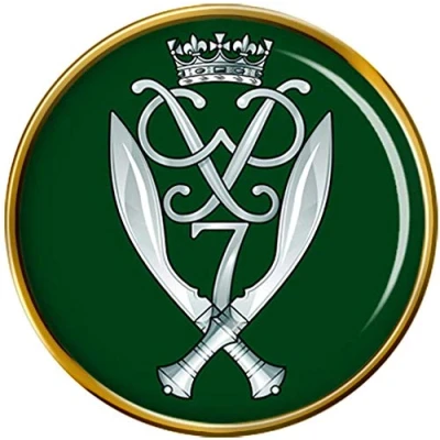 Image of 7th Duke of Edinburgh&#039;s Own Gurkha Rifles, British Army Pin Badge