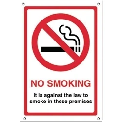 Image of No Smoking Premises Sign