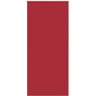 Image of vidaXL Roller Blind Blackout 80x230cm Red Home Window Curtain Shade Sunscreen