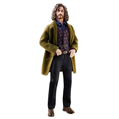 Image of Mattel Harry Potter Collectible Sirius Black Doll (10 inch), Fully Posable, Wearing Signature Outfit with Wand, Gift for 6 Year Olds and Up, HCJ34