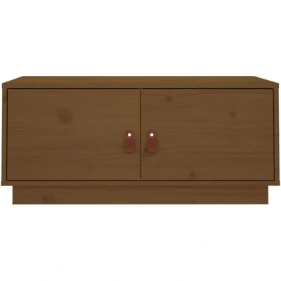 Image of vidaXL Coffee Table Honey Brown 80x50x35 cm Solid Wood Pine
