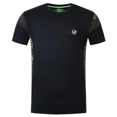 Image of Korda Cut Tee Black T Shirt Fishing