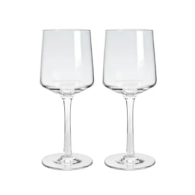 Image of Denby Natural Canvas Red Wine Glasses Set of 2 370ml Hand Blown Finished Long Stem Large Contemporary Dishwasher Safe