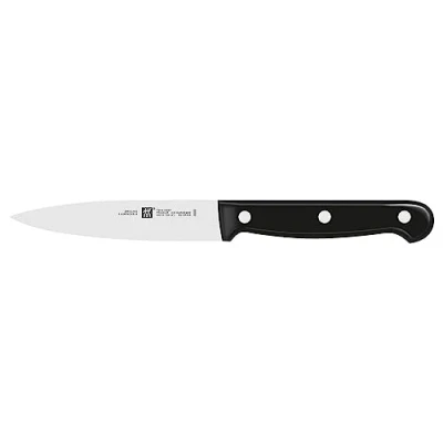 Image of ZWILLING Paring Knife,Small blade, Special stainless steel/Plastic handle, Twin Chef,Silver/Black,10 x 5 cm