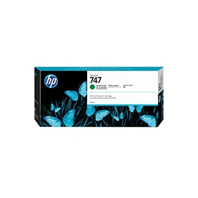 Image of HP Original P2V84A 747 Chromatic Green Ink Cartridge 300ML