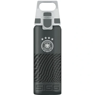 Image of SIGG Tritan Water Bottle Total Color One DFB Team Suitable for Carbonated Drinks Dishwasher Safe Leak Proof Lightweight BPA Free Anthracite 0.6L