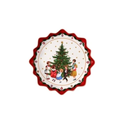 Image of Villeroy &amp; Boch 14 8332 2281 Toy&#039;s Fantasy Pastry Plate, Porcelain, Red