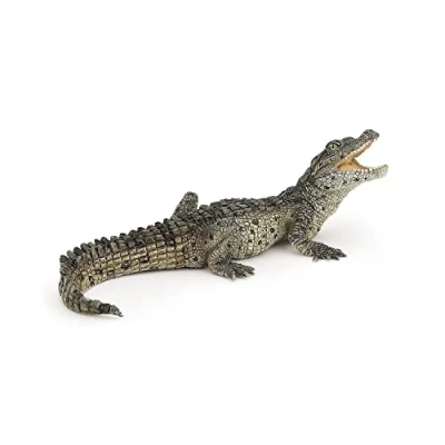 Image of Papo WILD ANIMAL KINGDOM Tiere Figurine, 50137 Baby Crocodile, Multicolour