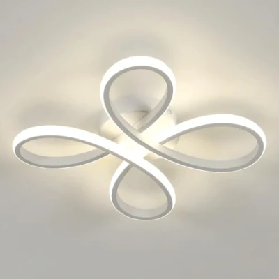 Image of Comely Modern LED Ceiling Light, 30W 3400LM Lamp Fixture Lighting for Bedroom, Living Room, Dining Kitchen, Natural Light 4500K, 30cm