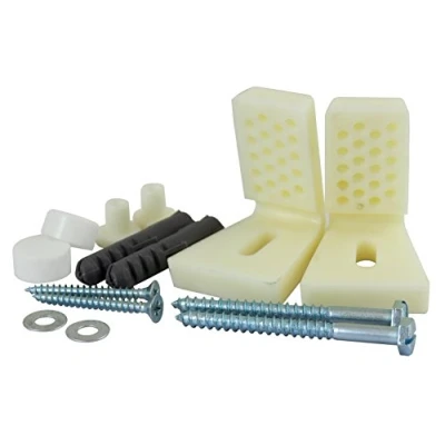 Image of TIMCO Adjustable WC/Bidet Fixing Kit Designed to fix WC pan/bidets a Variety of Solid Building Materials 2 Pieces