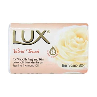 Image of 3pk Lux Velvet Touch Jasmine &amp; Almond Oil Soap Bar