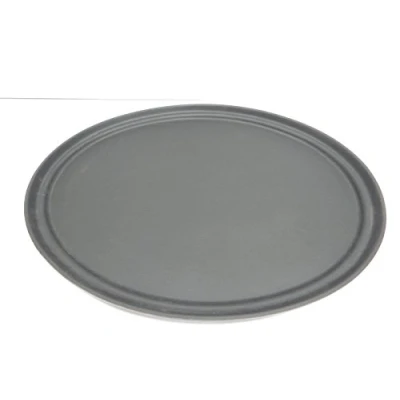 Image of Cambro Tray Camtread Black 22&quot; x 27&quot; Oval Restaurant Catering Kitchen Home