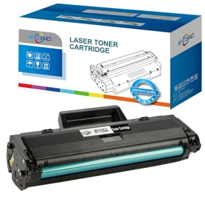 Image of ECSC Toner Cartridge W1106A Replacement For HP LaserJet Pro MFP 4002dn 4002dw 4102dw 4102fdw (Black, 1 Pack)