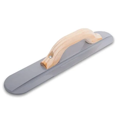 Image of MARSHALLTOWN The Premier Line 141 12 Inch by 3 1/8 Round End Magnesium Hand Float with Wood Handle