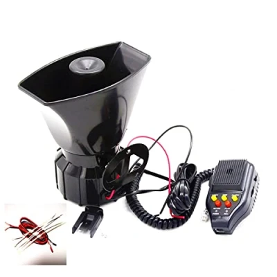 Image of YIYDA Car Horn Megaphone with Mic PA System Emergency Sound Amplifier alarm trumpet recording function 130DB Siren speaker Police Electric for any 12V Truck Boat ect