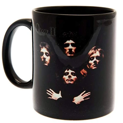 Image of Pyramid International MGB26314 (Queen II) Black Coffee Mug, Ceramic