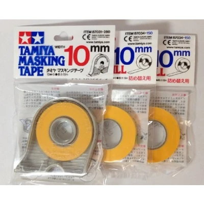 Image of Tamiya 10mm Masking Tape with 2pcs Refill