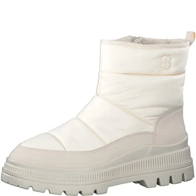 Image of s.Oliver Women&#039;s 5 26497 29 Winter Boots, Cream, 6 UK