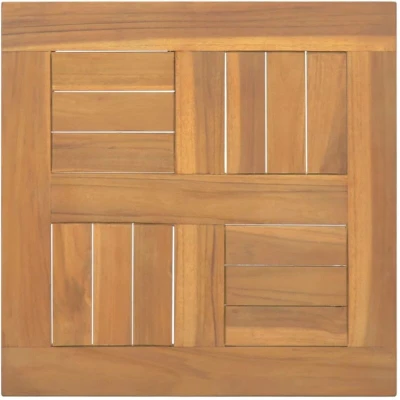 Image of vidaXL Square Table Top 40x40x2.5 cm Solid Wood Teak
