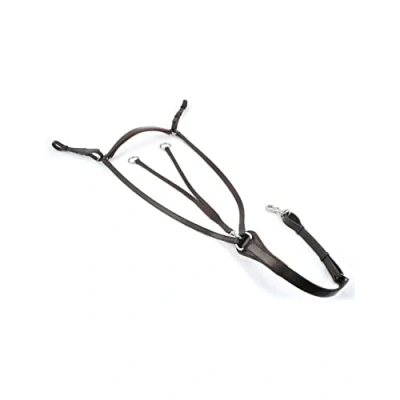 Image of Horse Hunting Breastplate in Black or Brown (Brown, X Large)