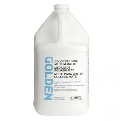 Image of Golden Artist Colors Color Pouring Medium, Matte finish, 128 ounce bottle (3502 7)