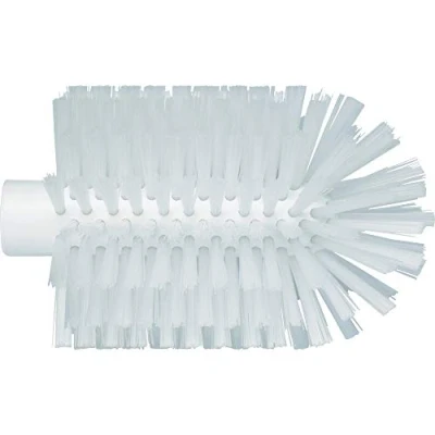 Image of Vikan 5380 103 5 Stiff Tube Brush, Polyester, 3 7/8&quot; x 6 1/2&quot; OAL, White