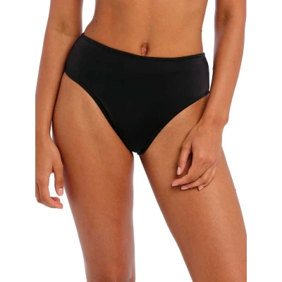 Image of 7236 Freya Jewel Cove High Waist Bikini Brief Plain Black