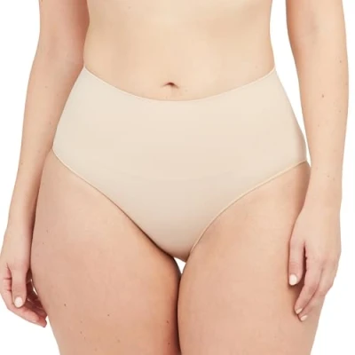 Image of Spanx Womens Brief, Soft Nude, S UK