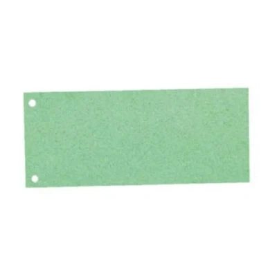 Image of Esselte Leitz Dividers, Index, A4, 1/3, Pack of 100 Green