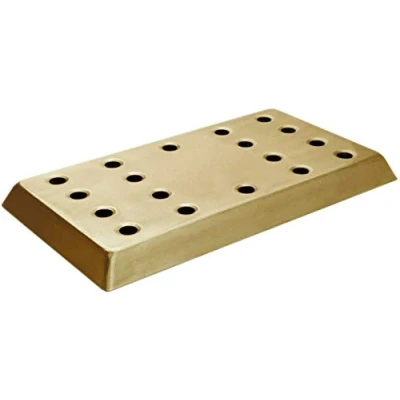 Image of We Can Source It Ltd Rectangular Brass Effect Drip Tray 16&quot;x8.75&quot; Professional Barware Drink