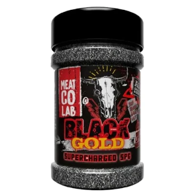 Image of Angus &amp; Oink Black Gold Supercharged SPG BBQ Rub Insane Beef Flavour Umami Boost Gluten Free Perfect for Grilling Smoking 200g