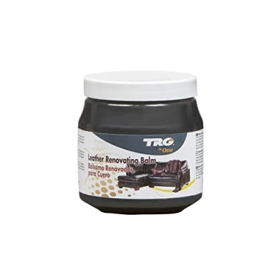 Image of TRG The One Leather Renovating Balm, wax based cream, cleanses and nourishes leather, Grey, 300 ml