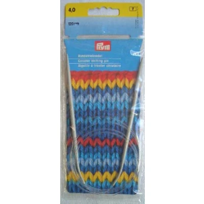 Image of Prym Circular Knitting Needle, Aluminium, Grey, 4 mm