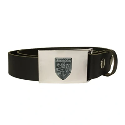 Image of Knight Scotland leather snap fit belt