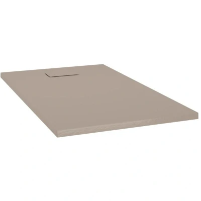 Image of vidaXL Shower Base Tray SMC Brown 120x70 cm