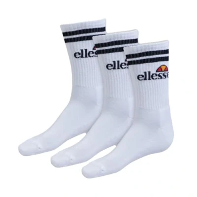 Image of Ellesse 3 PACK Socks, Men&#039;s, Size: 7 11, White