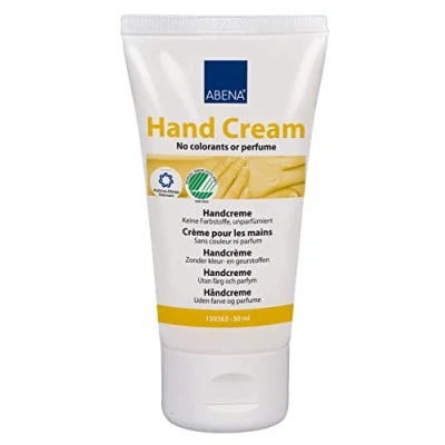 Image of Abena Hand Cream Colourant and Fragrance Fee, 35% Lipids 50 ml