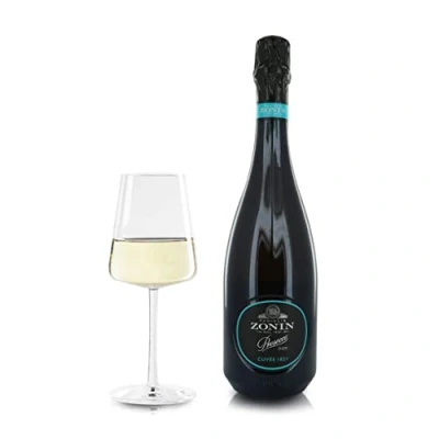 Image of ZONIN Leone Prosecco DOC SP Brut Italian Sparkling White Wine from Gambellara, North Italy 100% Glera Grapes 75cl / 750ml, 11% ABV