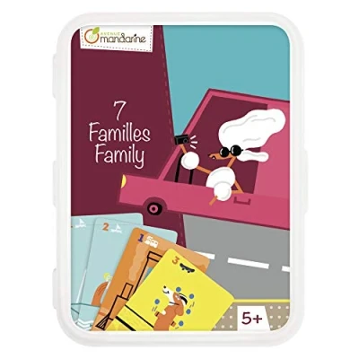 Image of Avenue Mandarine Ref CO101O Families Card Game of Association Cards with Elegant &amp; Original Graphics, 15 Minute Gameplay, 2 5 Players, Suitable for Ages 5+
