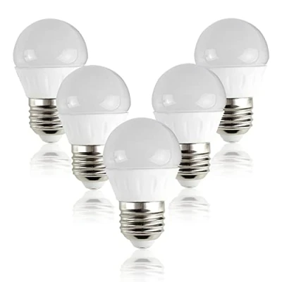 Image of MiniSun Pack of 5 4w LED ES E27 Golfball Energy Saving Long Life Light Bulbs [6500K Cool White]